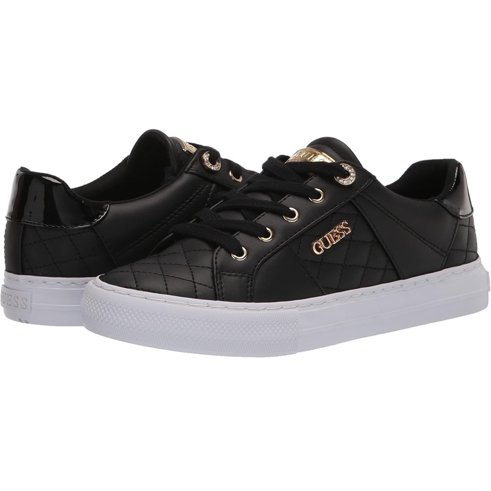 Guess Black and White Sneakers Sleek Design